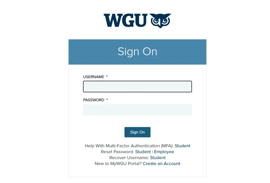 WGU Student Portal
